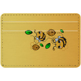 1 or 2 Card Slot Wallet Adhesive AddOn, Paper Leather, Honey Bees | AddOns | iCoverLover.com.au