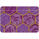 1 or 2 Card Slot Wallet Adhesive AddOn, Paper Leather, Geometric Hex Comb | AddOns | iCoverLover.com.au