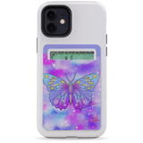 1 or 2 Card Slot Wallet Adhesive AddOn, Paper Leather, Enchanted Butterfly | AddOns | iCoverLover.com.au