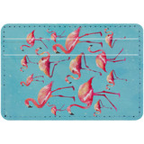 1 or 2 Card Slot Wallet Adhesive AddOn, Paper Leather, Flamingoes | AddOns | iCoverLover.com.au