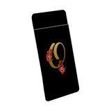 1 or 2 Card Slot Wallet Adhesive AddOn, Paper Leather, Embellished Letter O | AddOns | iCoverLover.com.au