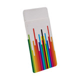 1 or 2 Card Slot Wallet Adhesive AddOn, Paper Leather, Rainbow Bars | AddOns | iCoverLover.com.au