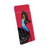 1 or 2 Card Slot Wallet Adhesive AddOn, Paper Leather, Cassowary Portrait | AddOns | iCoverLover.com.au