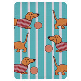 1 or 2 Card Slot Wallet Adhesive AddOn, Paper Leather, Dachshund Dogs Cute | AddOns | iCoverLover.com.au