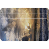 1 or 2 Card Slot Wallet Adhesive AddOn, Paper Leather, Ocean Sunset | AddOns | iCoverLover.com.au