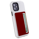 1 or 2 Card Slot Wallet Adhesive AddOn, Paper Leather, Maroon Red | AddOns | iCoverLover.com.au