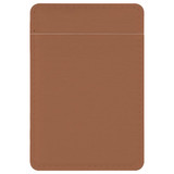 1 or 2 Card Slot Wallet Adhesive AddOn, Paper Leather, Brown | AddOns | iCoverLover.com.au