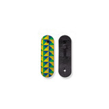 Universal Cable Cord Wrap (100mm x 30mm), Paper Leather, Abstract Brazilian Flag | AddOns | iCoverLover.com.au