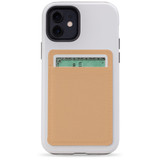 1 or 2 Card Slot Wallet Adhesive AddOn, Paper Leather, Peach Orange | AddOns | iCoverLover.com.au