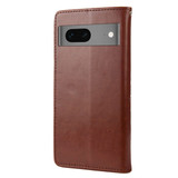 For Google Pixel 7a Case, Butterfly Embossed PU Leather Wallet Folio Cover, Stand, Brown | Wallet Cases | iCoverLover.com.au