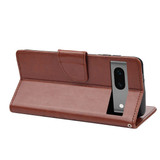 For Google Pixel 7a Case, Butterfly Embossed PU Leather Wallet Folio Cover, Stand, Brown | Wallet Cases | iCoverLover.com.au