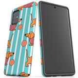 For Samsung Galaxy A71 5G Case Tough Protective Cover Dachshund Cute