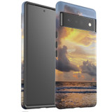 For Google Pixel 7, 6 Pro Case Tough Protective Cover Thai Sunset