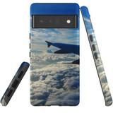 For Google Pixel 7, 6 Pro Case Tough Protective Cover Sky Clouds From Plane