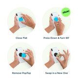 PopSockets PopGrip, Swappable, Phone Holder & Stand, Floral Eevee | iCoverLover.com.au