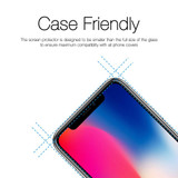 iCoverLover For iPhone XS & X Case & [2-Pack] Tempered Glass Screen Protectors, Clear