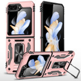 For Samsung Galaxy Z Flip5 5G Case, Dual-Layer PC & TPU Armor with Camera Protection Shield, Rose Gold | iCoverLover Australia
