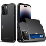 For iPhone 15 Pro Max, 15 Pro, 15 Plus & 15 Case, Durable Protective Card Slot Shockproof Cover, Black | iCoverLover Australia