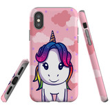 For iPhone XS Max Case Tough Protective Cover, Unicorn