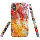 For iPhone XS & X Case Tough Protective Cover, Flowing Colors