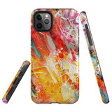 For iPhone 11 Pro Case Tough Protective Cover, Flowing Colors
