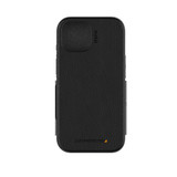 EFM Monaco Wallet Case for iPhone 15, Folio Cover, Black/Space Grey | iCoverLover