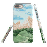 For iPhone 8 Plus & 7 Plus Case Tough Protective Cover, Mountainous Nature