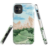 For iPhone 11 Case Tough Protective Cover, Mountainous Nature