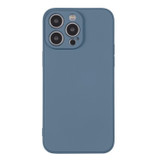 For iPhone 15 Pro Max, 15 Pro, 15 Plus, 15 Case, Silicone Soft Cover, Wrist Strap, Grey Blue | iCoverLover Australia