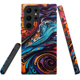 For Samsung Galaxy S Series Case, Swirling Paint | iCoverLover