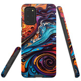 For Samsung Galaxy S20+ Plus Tough Protective Case, Swirling Paint | Protective Covers | iCoverLover Australia