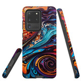 For Samsung Galaxy S20 Ultra Tough Protective Case, Swirling Paint | Protective Covers | iCoverLover Australia