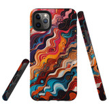 For iPhone 11 Pro Tough Protective Case, Waves Of The Sun | Protective Covers | iCoverLover Australia