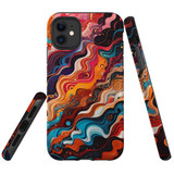 For iPhone 11 Tough Protective Case, Waves Of The Sun | Protective Covers | iCoverLover Australia