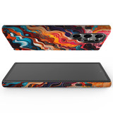 For Samsung Galaxy S23 Ultra, S23+ Plus, S23, S22 Ultra, S22+, S22, S10 5G & Older Case, Waves Of The Sun | Protective Cases | iCoverLover.com.au