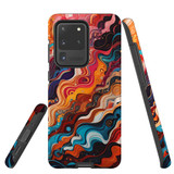 For Samsung Galaxy S20 Ultra Tough Protective Case, Waves Of The Sun | Protective Covers | iCoverLover Australia