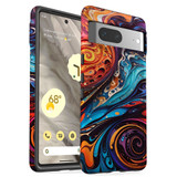For Google Pixel 7, 6 Pro/6, 5/4a 5G, 4a, 4 XL, 4/3 XL, 3 Case, Swirling Paint | iCoverLover