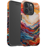 For iPhone Case, Tough Back Cover, Sunny Waves | iCoverLover