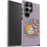 For Samsung Galaxy S23 Ultra, S23+ Plus, S23, S22 Ultra, S22+, S22, S10 5G & Older Case, Sleeping Moon | Protective Cases | iCoverLover.com.au