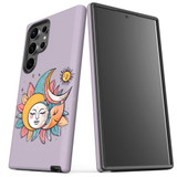 For Samsung Galaxy S23 Ultra, S23+ Plus, S23, S22 Ultra, S22+, S22, S10 5G & Older Case, Sleeping Moon | Protective Cases | iCoverLover.com.au