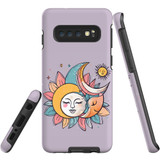 For Samsung Galaxy S10 Tough Protective Case, Sleeping Moon | Protective Covers | iCoverLover Australia