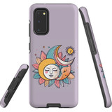 For Samsung Galaxy S20 Tough Protective Case, Sleeping Moon | Protective Covers | iCoverLover Australia