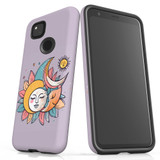 For Google Pixel 4a Tough Protective Case, Sleeping Moon | Protective Covers | iCoverLover Australia
