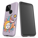 For Google Pixel 4a 5G Tough Protective Case, Sleeping Moon | Protective Covers | iCoverLover Australia