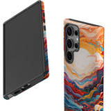 For Samsung Galaxy S23 Ultra, S23+ Plus, S23, S22 Ultra, S22+, S22, S10 5G & Older Case, Sunny Waves | Protective Cases | iCoverLover.com.au