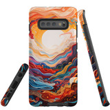 For Samsung Galaxy S10+ Plus Tough Protective Case, Sunny Waves | Protective Covers | iCoverLover Australia