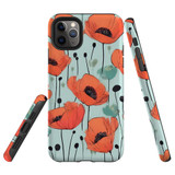 For iPhone 11 Pro Max Tough Protective Case, Poppy Field | Protective Covers | iCoverLover Australia