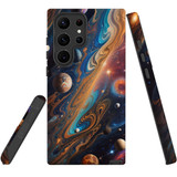 For Samsung Galaxy S23 Ultra, S23+ Plus, S23, S22 Ultra, S22+, S22, S10 5G & Older Case, Planets Of The Universe | Protective Cases | iCoverLover.com.au