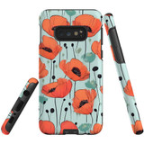 For Samsung Galaxy S10e Tough Protective Case, Poppy Field | Protective Covers | iCoverLover Australia