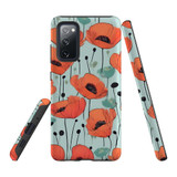 For Samsung Galaxy S20 FE Tough Protective Case, Poppy Field | Protective Covers | iCoverLover Australia